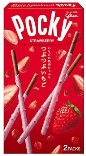 グリコ つぶつぶいちごポッキー ハートフル 2袋（江崎グリコ）の